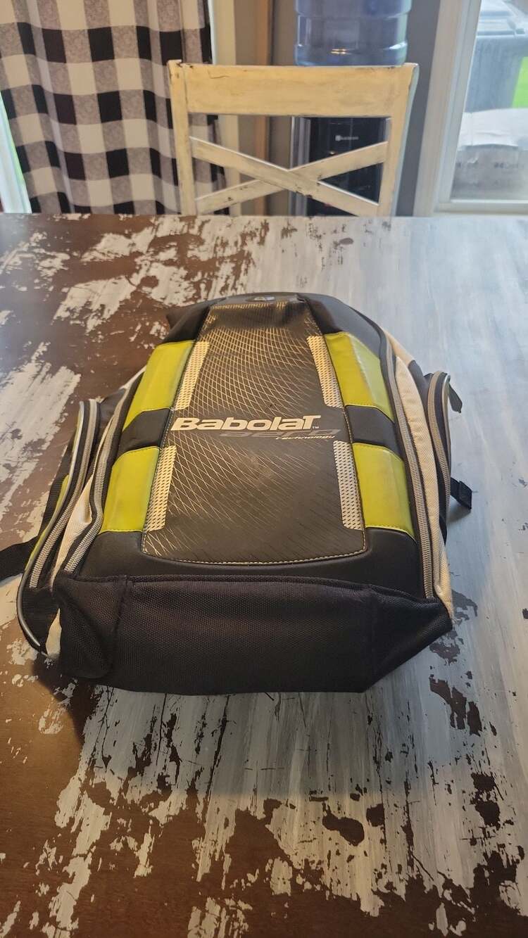 Babolat Aero Line Tennis Backpack Black and Yellow
